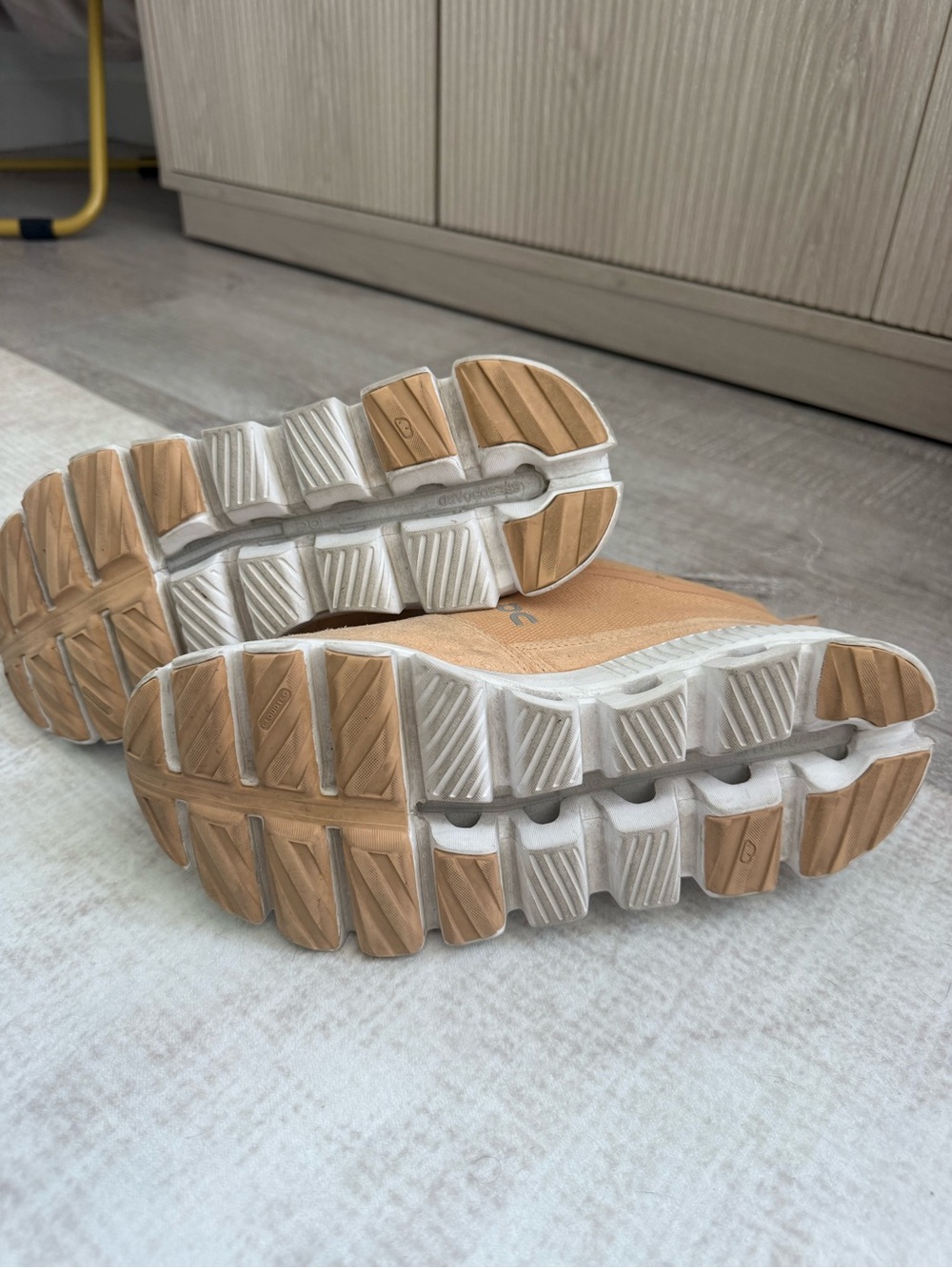 On Running Peach-Tone Mid-Top Sneakers - Picture 5 of 5